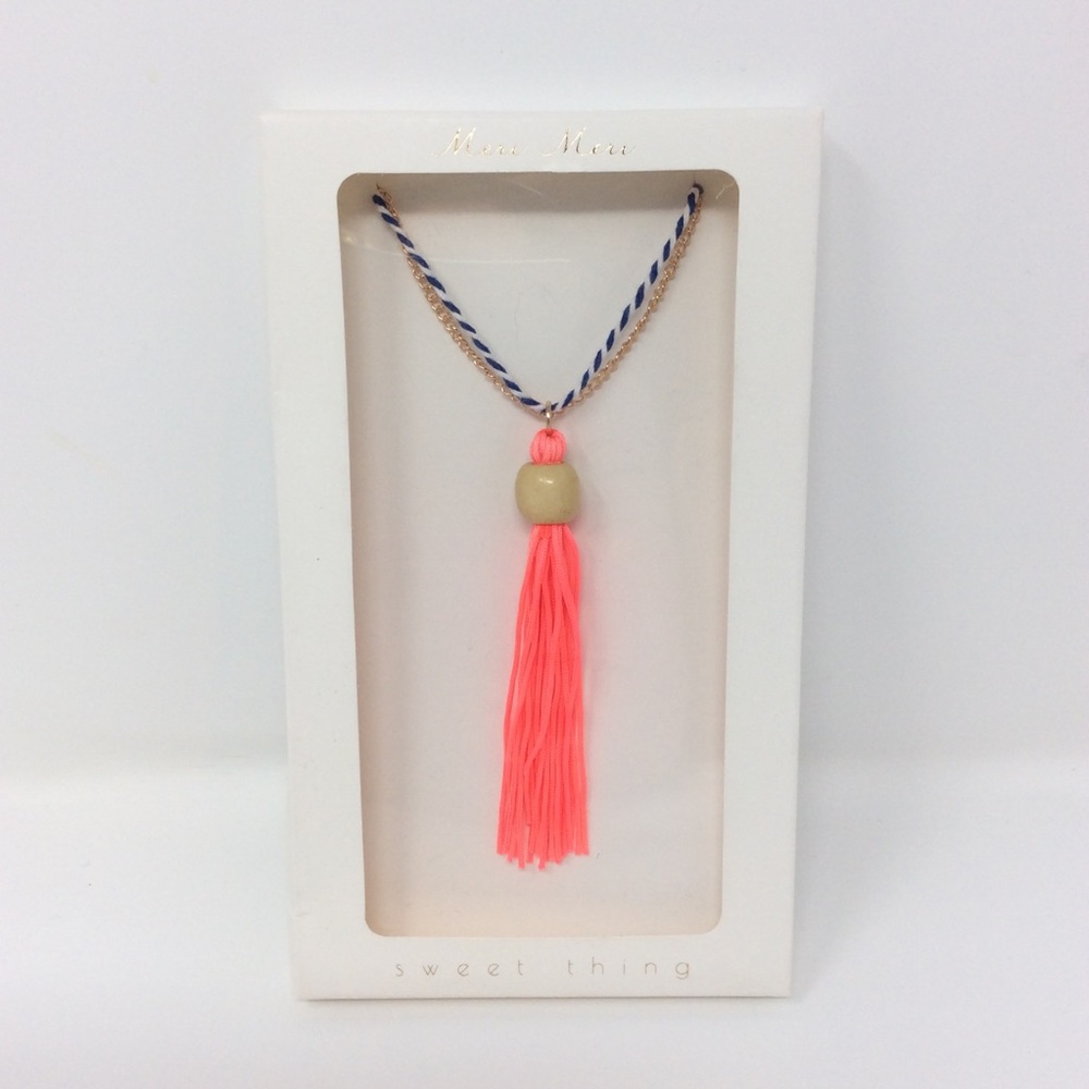 NWT MERI MERI Sweet Thing Tassel Necklace